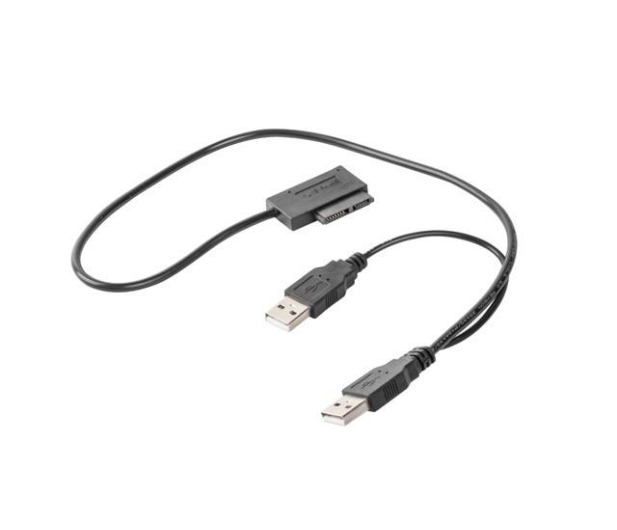 GEMBIRD Adapter USB(M)+Power SATA Slim SSD (na kablu) A-USATA-01 - 392917 - zdjęcie